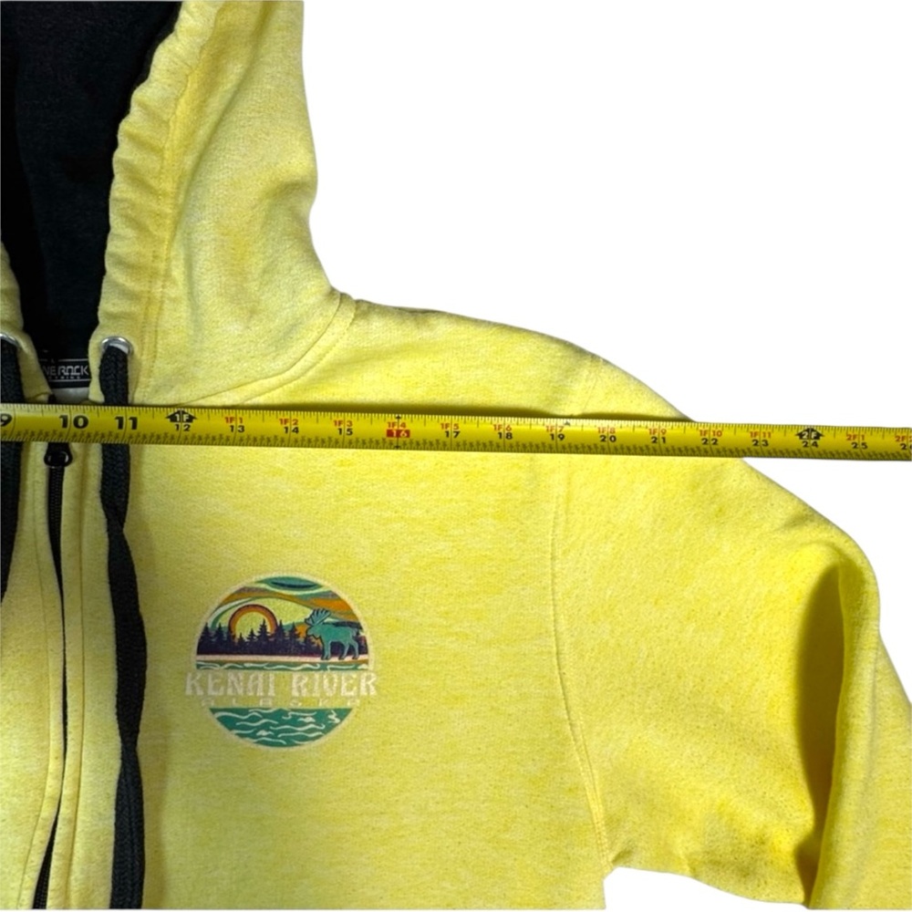 Kenai River Alaska Yellow Zip-Up Hoodie Unisex L Outdoors
A1 - Picture 5 of 8